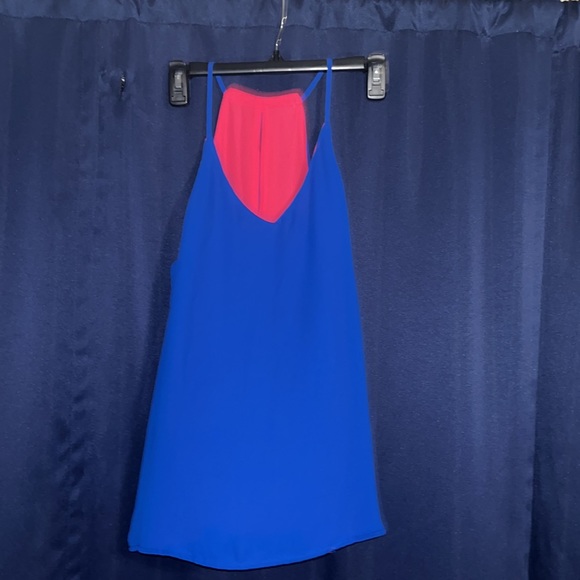 Pink and blue reversible tank top - Picture 3 of 11